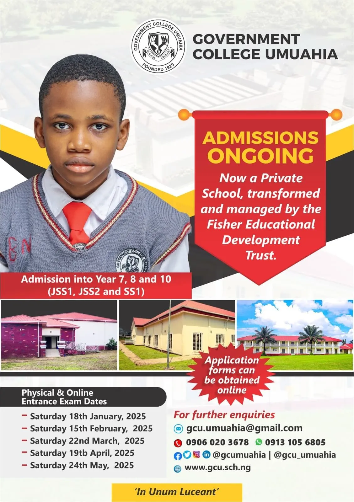 Admission Now Open